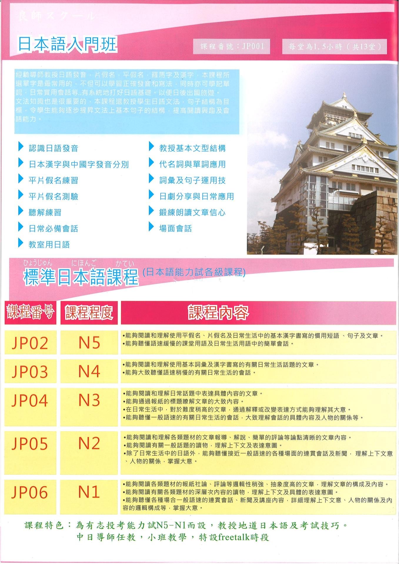 恆常課程圖片
